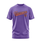 Custom Light Purple Copper Rose T-Shirt