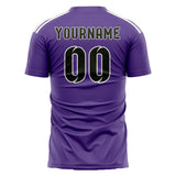 Custom Light Purple Olive Soccer Jersey