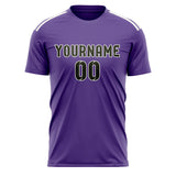 Custom Light Purple Olive Soccer Jersey
