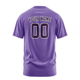 Custom Light Purple Purple T-Shirt