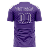 Custom Light Purple Light Purple Soccer Jersey