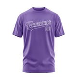Custom Light Purple Light Purple T-Shirt