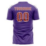 Custom Light Purple Copper Rose Soccer Jersey