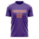 Custom Light Purple Copper Rose Soccer Jersey