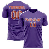 Custom Light Purple Copper Rose Soccer Jersey