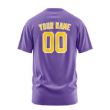 Custom Light Purple Gold T-Shirt