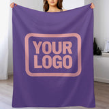 Custom Lavender Pink Blanket