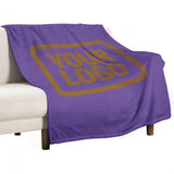 Custom Lavender Khaki Blanket