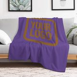 Custom Lavender Khaki Blanket