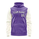 Custom Light Purple Cream Hoodie 2323030323B31703