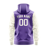 Custom Light Purple Cream Hoodie 2323030323B31803