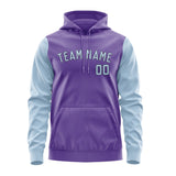 Custom Light Purple Light Blue Hoodie 2323080823B31708