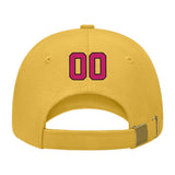 Custom Yellow Light Pink Hat 23B21713