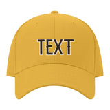 Custom Yellow Black Hat