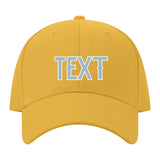 Custom Yellow Dark Grey Hat