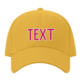 Custom Yellow Light Pink Hat