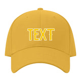 Custom Yellow Peach Powder Hat