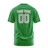 Custom Emerald Green Gray T-Shirt