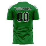 Custom Emerald Green Dark Green Soccer Jersey