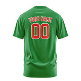 Custom Emerald Green Orange Red T-Shirt