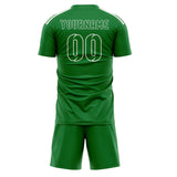 Custom Emerald Green Emerald Green Soccer Set