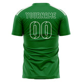 Custom Emerald Green Emerald Green Soccer Jersey