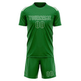 Custom Emerald Green Emerald Green Soccer Set