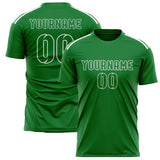 Custom Emerald Green Emerald Green Soccer Jersey