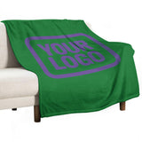 Custom Emerald Green Lavender Blanket