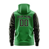 Custom Emerald Green Olive Hoodie 2424020224B31802