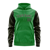 Custom Emerald Green Olive Hoodie 2424020224B31802