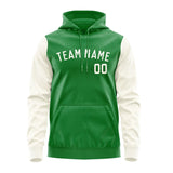 Custom Emerald Green Cream Hoodie 2424030324B31803