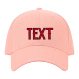 Custom Misty Rose Crimson Red Hat