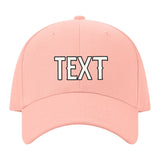 Custom Misty Rose Pale Ice Blue Hat