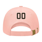 Custom Misty Rose Black Hat 24B21801