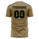 Custom Light Khaki Olive Soccer Jersey