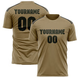 Custom Light Khaki Olive Soccer Jersey