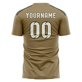 Custom Light Khaki Cream Soccer Jersey