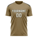 Custom Light Khaki Cream Soccer Jersey