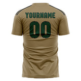 Custom Light Khaki Green Soccer Jersey