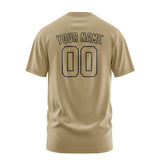 Custom Light Khaki Light Khaki T-Shirt