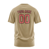 Custom Light Khaki Copper Rose T-Shirt