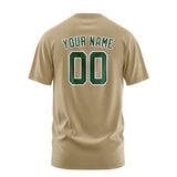 Custom Light Khaki Green T-Shirt