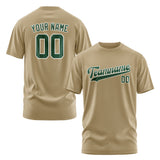 Custom Light Khaki Green T-Shirt