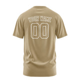 Custom Light Khaki Light Khaki T-Shirt
