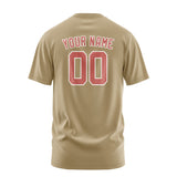 Custom Light Khaki Copper Rose T-Shirt