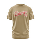 Custom Light Khaki Copper Rose T-Shirt