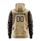 Custom Light Khaki Brown Hoodie 2525010125B31801