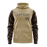 Custom Light Khaki Brown Hoodie 2525010125B31801