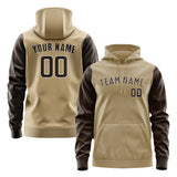 Custom Light Khaki Brown Hoodie